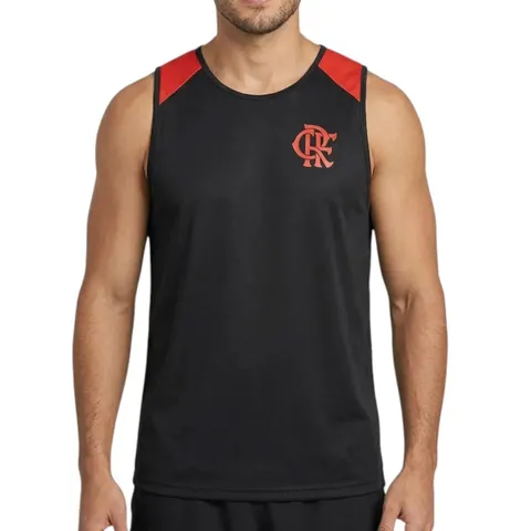 Regata Flamengo Gávea Masculina Betel Preta