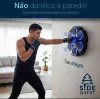 Máquina de Boxe Eletrônica Bluetooth de Parede