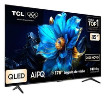 Smart TV TCL 85 Polegadas QLED 4K P7K WiFi Bluetooth Google TV HDR10+ Dolby Atmos Dolby Vision 85P7K