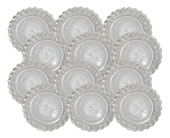 Jogo 12 Pratos Fundos Egípcio 