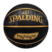 Bola de Basquete Highlight Tam. 7 Preto/Dourado
