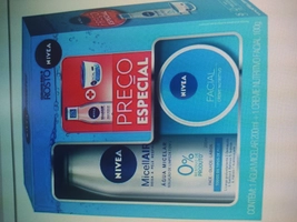Kit Água Micelar Nivea MicellAIR + Creme Nutritivo Facial | R$26