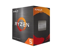 AMD Ryzen 5 4500 6 núcleos, processador de desktop desbloqueado de 12 fios com refrigerador Wraith Stealth, Cerâmica cinza