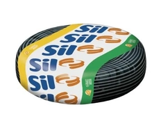 Fio/Cabo Flexível Antichamas Flexsil 2,50 mm Rolo com 100 m 450/750V Preto - Sil