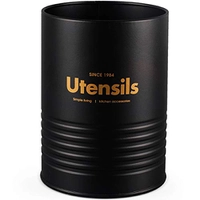 Suporte Porta Utensílios Industrial Retrô Utensils Preto YOI 811500101