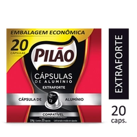 Cápsulas Café Pilão Extra Forte 12 20un