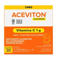 (Compre 3 pague 2) Vitamina C ACEVITON Imunidade 30 Comprimidos Efervescentes