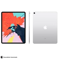 iPad Pro Silver com Tela de 12,9”, Wi-Fi, 512GB e Processador A12X - MTFQ2BZ/A | R$7.296