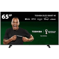 Smart TV 65" 4K LED TB010M Toshiba 65C350L com WiFi, Dolby Audio, Espelhamento de Tela e Comando de 