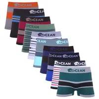 Kit Com 10 Cuecas Infantis Boxer Sem Costura Ocean Sports 28,07 no boleto