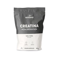 Emana Creatina Monohidratada 100% Pura Sem Sabor Micronizada - 300g