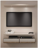 Painel Home Suspenso c/Led e Espelho TB106E - Dalla Costa - Fendi | R$8