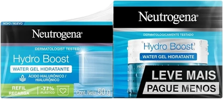 [Rec] Neutrogena Hidratante Facial Hydro Boost Water Gel 50g + Refil Hydro Boost Water Gel 50g