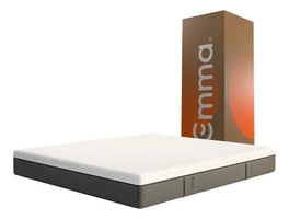 Colchão Queen Emma Branco/Cinza