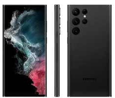 Smartphone Samsung Galaxy S22 Ultra 256GB Preto 5G - 12GB RAM 6,8” Câm. Quádrupla + Selfie 40MP