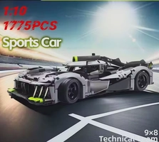 Caminhão de Montar com 1775 Peças Compatível com Blocos Grandes