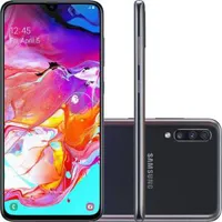 Smartphone Samsung Galaxy A70 128GB Dual Chip Android 9.0 Tela 6.7" Octa-Core 4G Câmera Tripla - Preto | R$1.610