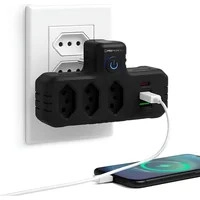 Benjamim Adaptador Universal Tomada Usb Tipo C Filtro Linha