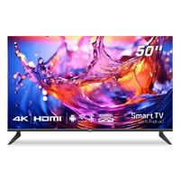 Smart TV 50" HQ 4K 3 HDMI 2 USB WI-FI Android 11 Design Slim e Tela Frameless UDE50HR315LN 