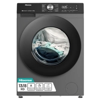 Hisense Lava e Seca, 13kg Lavagem/8kg Secagem, Wi-Fi, Steam, 13 Programas, Motor Inverter, Painel Touch, Titanium WD3S13-127V