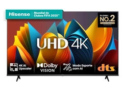 Hisense Smart TV UHD 4K DLED 58" Polegadas 58A6K