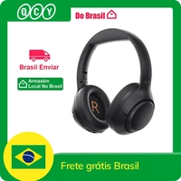 [DoBrasil/Moedas R$187] Headphone Sem Fio QCY H3 ANC com cancelamento de ruído 43dB, Até 60 Horas de Bateria
