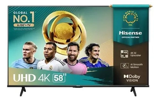 Smart TV 58 4K UHD HDR10+ Dolby Vision Hisense