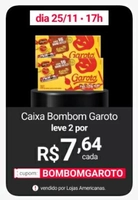 Caixa de Bombom Garoto 250g