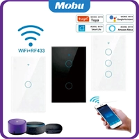 Tuya Interruptor de Luz Vida Inteligente, Sensor de Toque WiFi, IInterruptor Inteligente, Alexa, Google Home