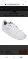 Tênis Diadora Sport Masculino - Branco e Cinza | R$100