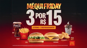 [APP] Méqui Friday 3 por R$15