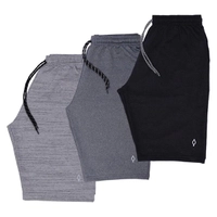 Kit 3 Bermuda Masculina Resina Short Moletinho Moletom Bermudas