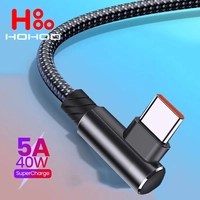 【 App】Compre 8 Cabo USB C 40W 5A 0.25m  Hohoopor R$1,34/Cada
