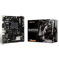 Placa Mãe Biostar B450MHP, Chipset B450, AMD AM4, mATX, DDR4