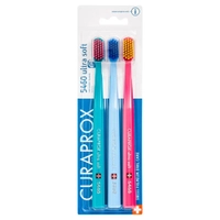[R$ 13,96 cada] Kit Escova Dental Curaprox 5460 Ultra Soft 3 Unidades