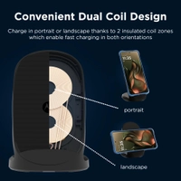 Carregador Motorola Base Turbo Power 15W Preto