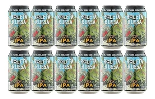Kit Com 12 Cerveja Roleta Russa Easy Ipa - Lata 350 Ml