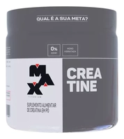 Suplemento Creatina Max Titanium Monohidratada em Pó Pote 300g Creatina Po Sem Sabor