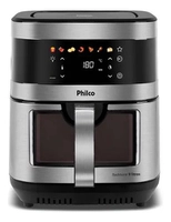 Air Fryer Philco 9L com Visor, Painel Digital e Revestimento Redstone (220v)