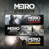 Pacote com 3 Jogos: Metro 2033 Redux, Metro: Last Light Redux e Metro Exodus Gold Edition - PS4 & PS5
