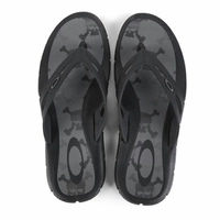 Chinelo Oakley Operative 4.0 Print Masculino - Preto
