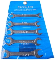 [Leve + Por - R$10,63] EDA Chaves Fixas Em Jogo Com 5 Peças 6 A 15Mm Excellent