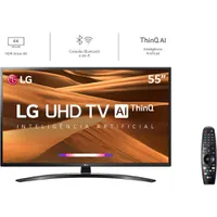 Smart TV LED 55'' LG 4K Thinq Ai (Boleto)