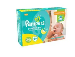 Pampers RN Comfort Sec 36 unidades - R$ 21