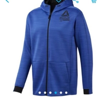 Jaqueta Reebok Ost Spacer Fz Masculina - Azul R$150