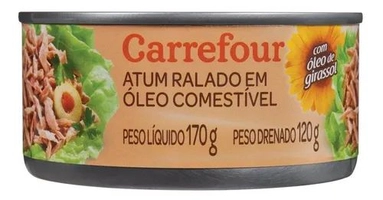 [Regional] Atum Ralado Em Óleo Carrefour 170g