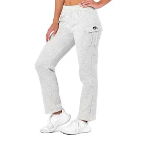 Calça cargo lã NCAA feminina com bolsos