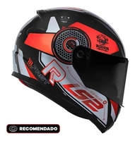 Capacete Ls2 Rapid Ff353 Stratus Vermelho