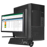 PC Home Completo Mancer HM784, Intel Core i3, 8GB DDR3, SSD 120GB + Monitor + Kit Periféricos