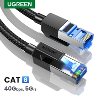 [1ªCompra R$5] Cabo ethernet ugreen cat8 40gbps 2000mhz